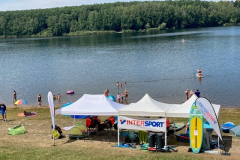 Intersport-Stand am Großen See Pahna
