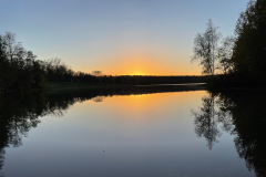 Abendstimmung im Erholungspark Pahna