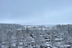 Eingeschneiter Campingplatz Pahna
